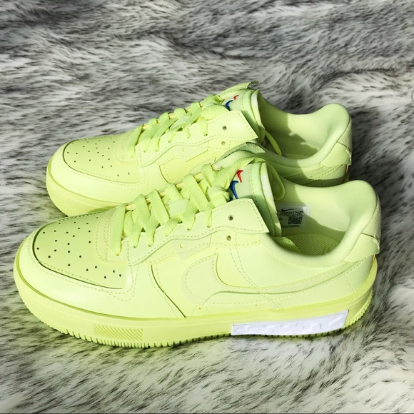 Nike Air Force 1 AF1 Fontanka Yellow Strike/LT Lemon - Picture 6 of 12
